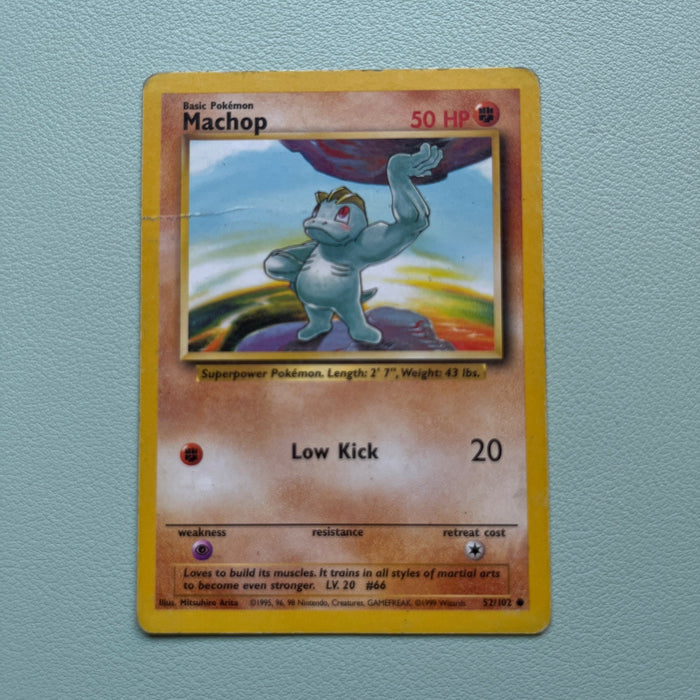 Machop - Unlimited - Base Set 52/102