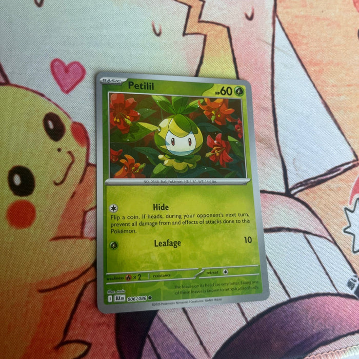 Petilil - Reverse Holo - Black Bolt 006/086