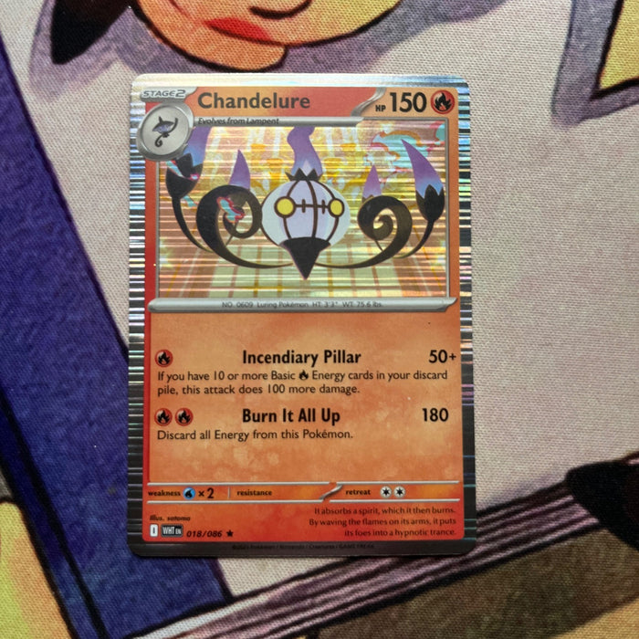 Chandelure - Holo - White Flare 018/086