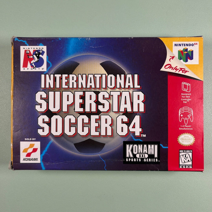 International Superstar Soccer 64 N64 Original Box Only - No Game