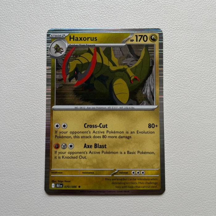 Haxorus - Holo - Black Bolt 070/086