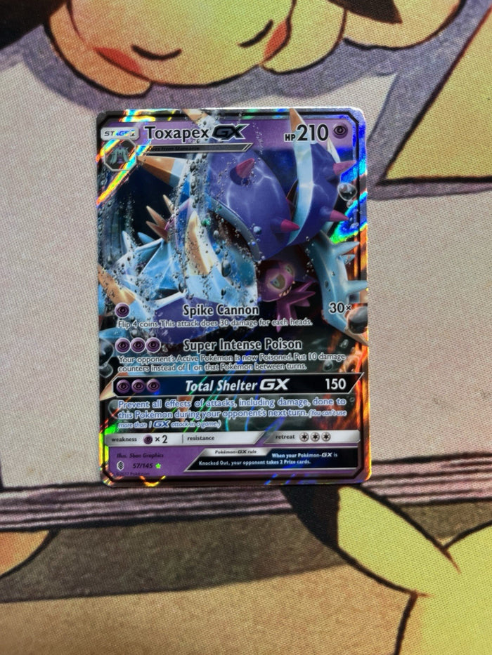 Toxapex GX - Holo - Guardians Rising 57/145