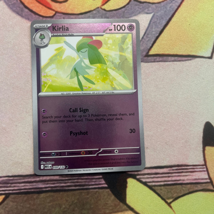 Kirlia - Reverse Holo - Mega Evolution 059/132