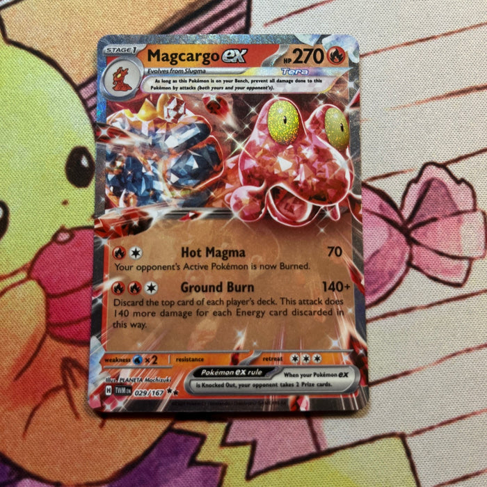 Magcargo ex - Holo - Twilight Masquerade 029/167