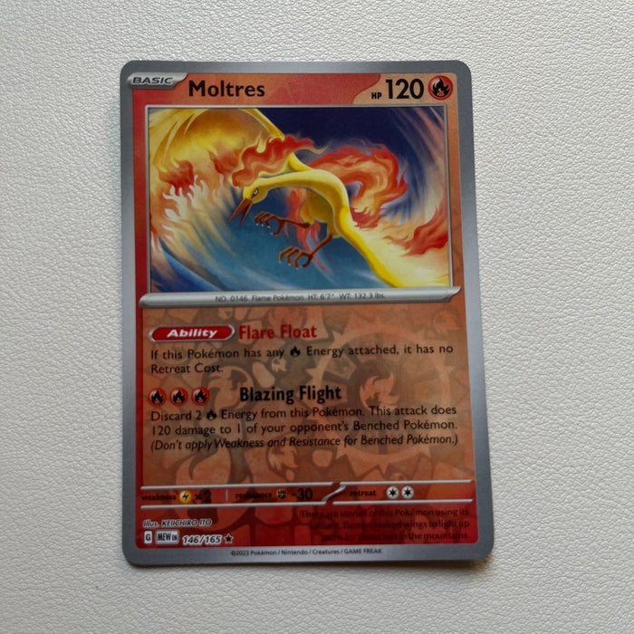 Moltres - Reverse Holo - 151 146/165