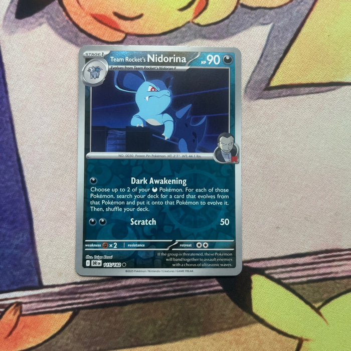 Team Rocket's Nidorina - Reverse Holo - Destined Rivals 115/182