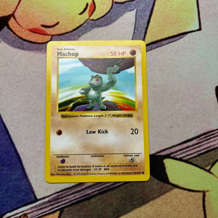 Machop - Shadowless - Base Set 52/102