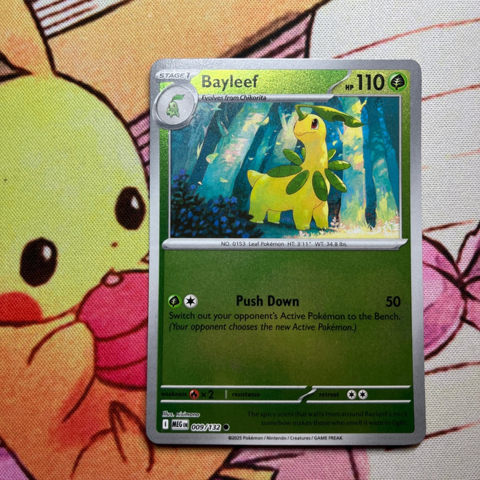 Bayleef - Reverse Holo - Mega Evolution 009/132