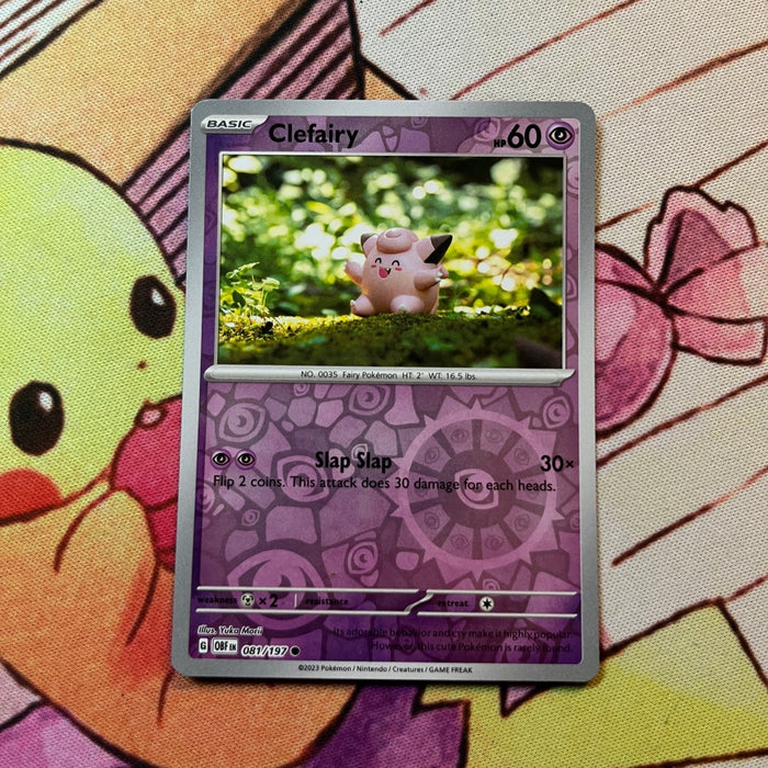 Clefairy - Reverse Holo - Obsidian Flames 081/197