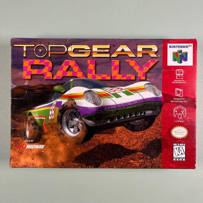 Top Gear Rally N64 Nintendo 64 Original Box Only - No Game