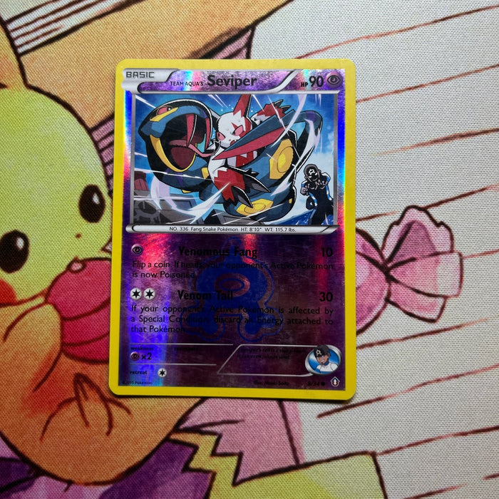 Team Aqua's Seviper - Reverse Holo - Double Crisis 9/34