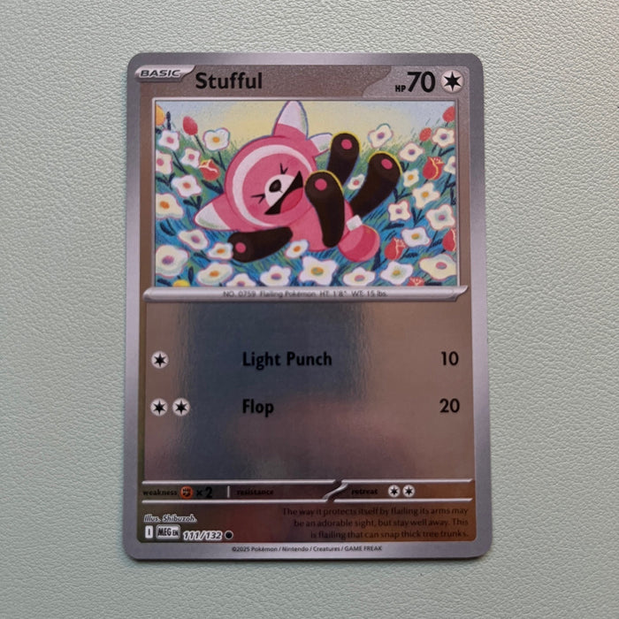 Stufful - Reverse Holo - Mega Evolution 111/132