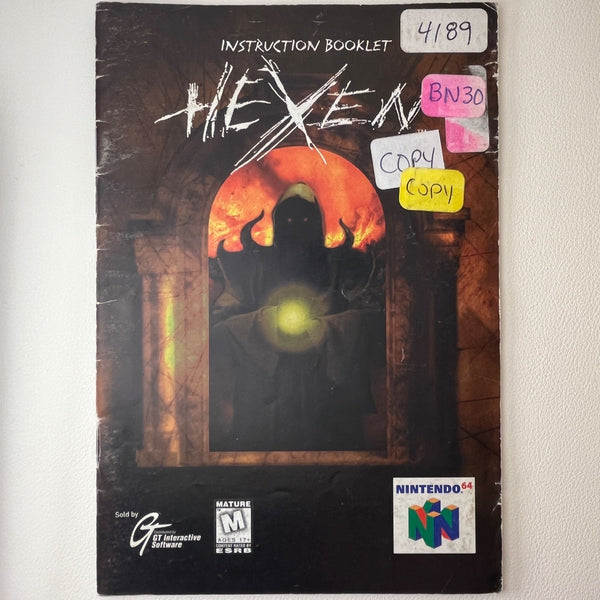 Hexen manual photo 1