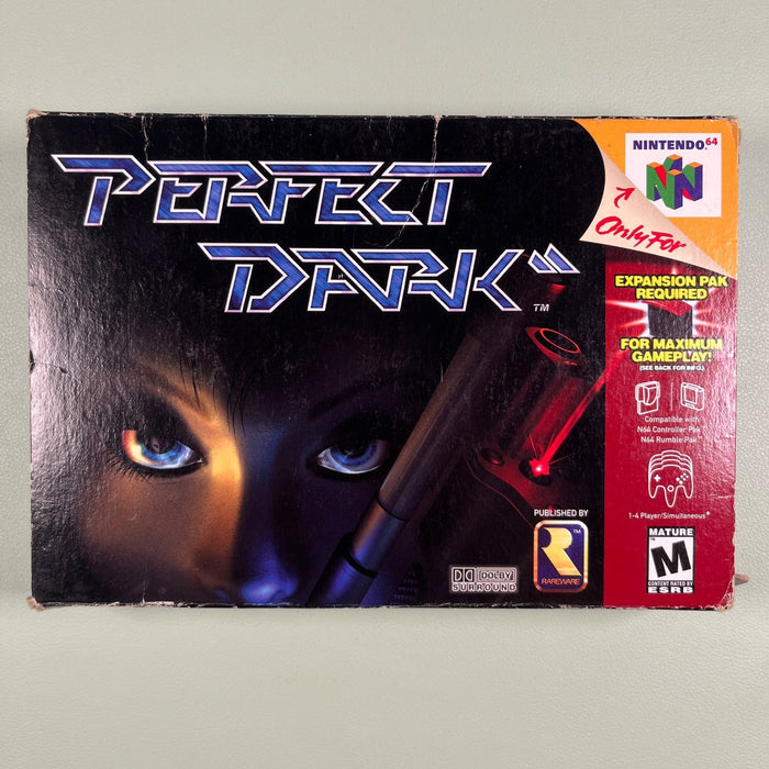 Perfect Dark N64 Nintendo 64 Original Box Only with Liner - No Game