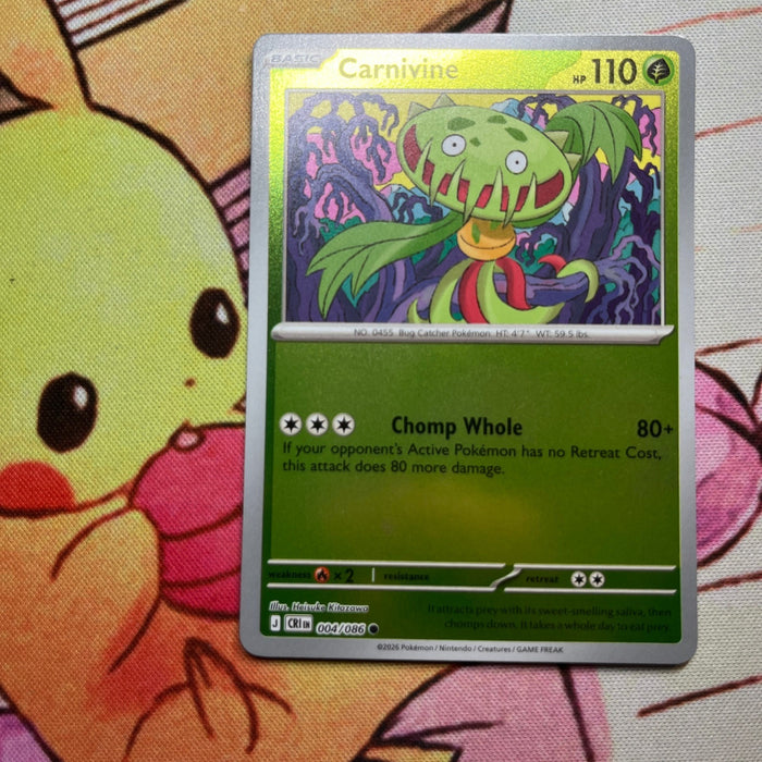 Carnivine - Reverse Holo - Chaos Rising 004/086