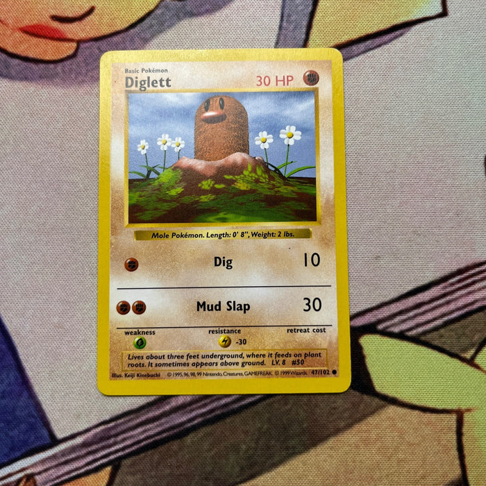 Diglett - Shadowless - Base Set 47/102