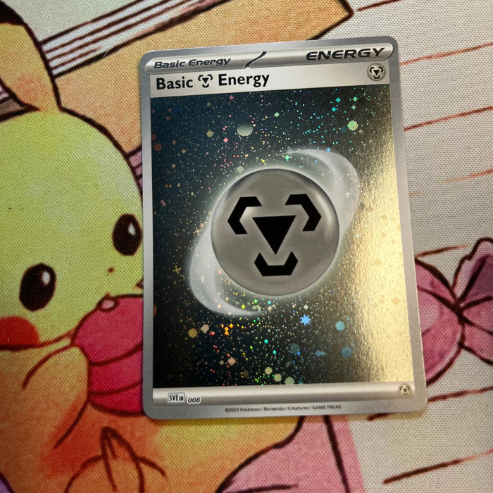 Basic Metal Energy - Cosmos Holo - Scarlet & Violet Energy 008
