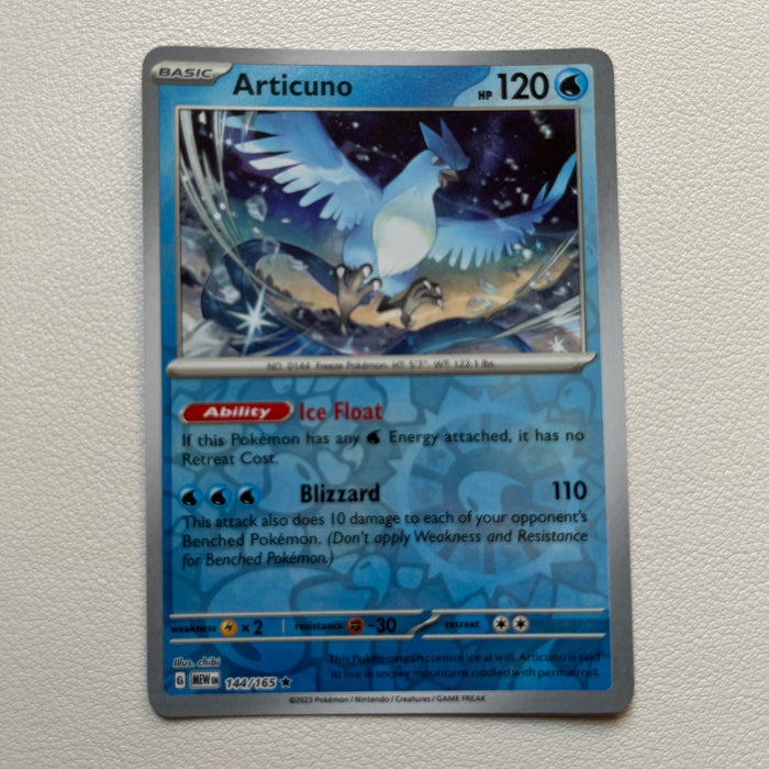 Articuno - Reverse Holo - 151 144/165