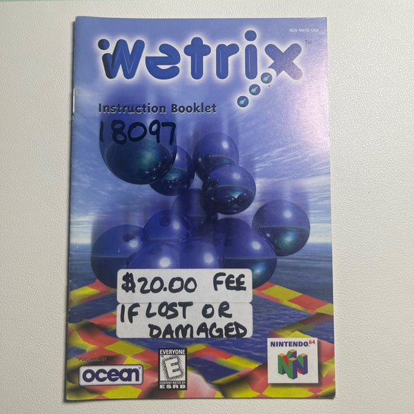 Wetrix manual photo 1
