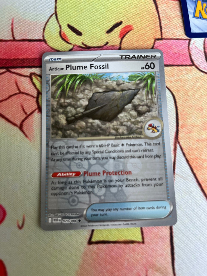 Antique Plume Fossil - Reverse Holo - White Flare 079/086