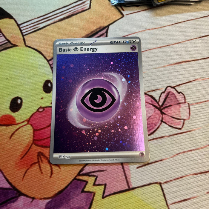 Basic Psychic Energy - Cosmos Holo - Scarlet & Violet Energy 005