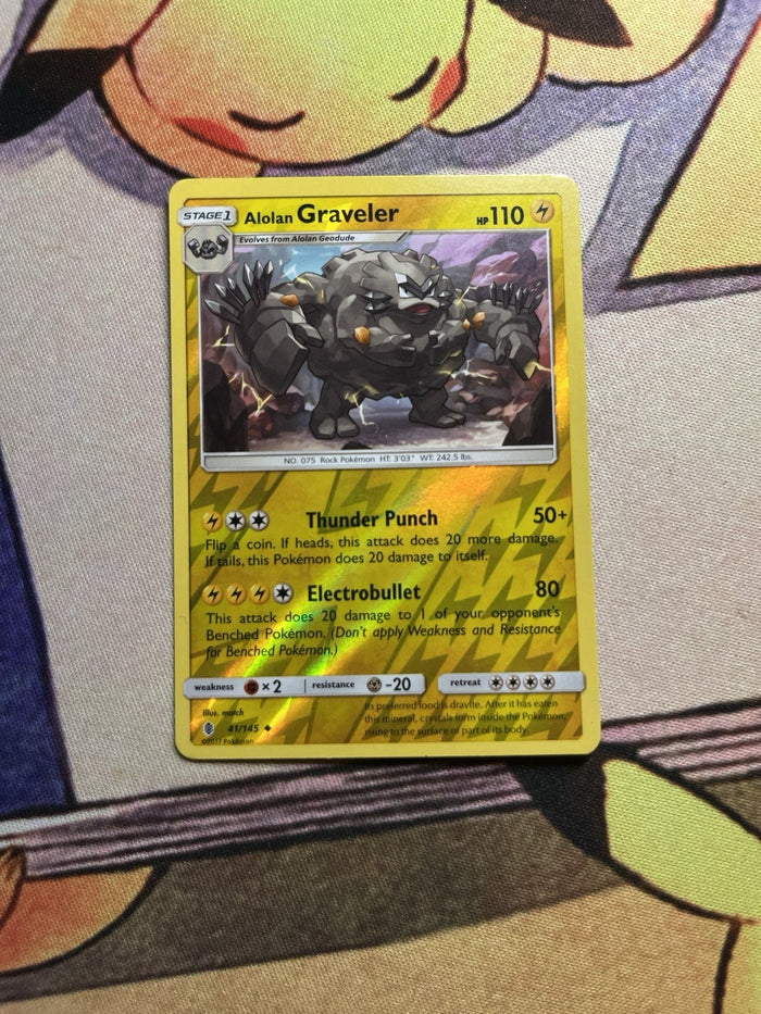 Alolan Graveler - Reverse Holo - Guardians Rising 41/145