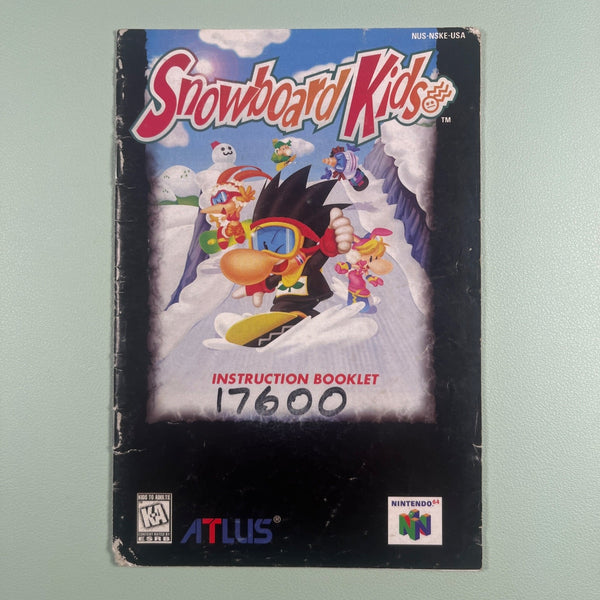 Snowboard Kids manual photo 1
