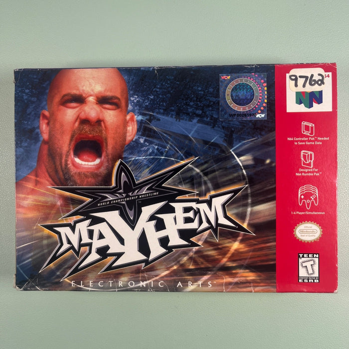WCW Mayhem N64 Nintendo 64 Original Box Only - No Game