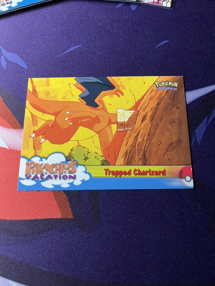 Trapped Charizard - 1999 Topps Pokemon The First Movie 51