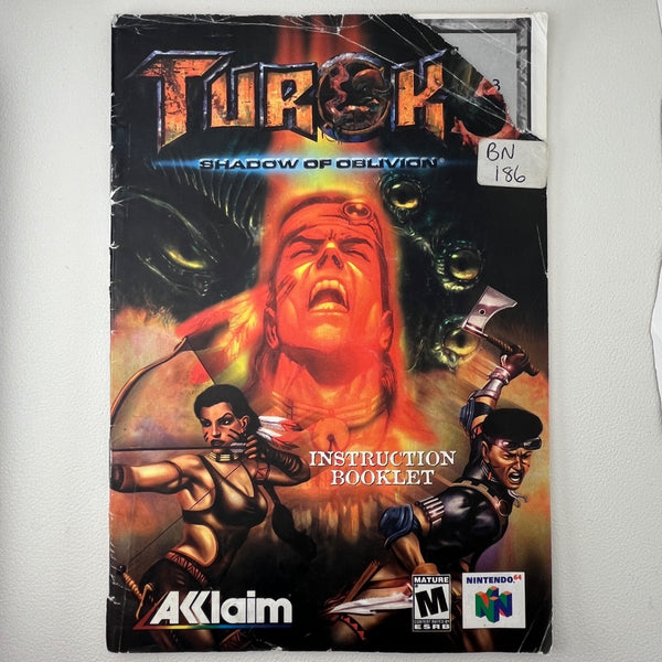 Turok 3: Shadow of Oblivion manual photo 1