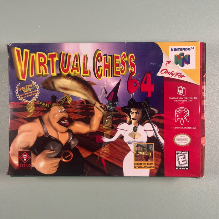 Virtual Chess 64 N64 Nintendo 64 Original Box Only - No Game