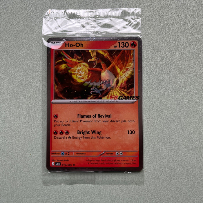 Ho-Oh - Holo - EB Games Stamp - Chaos Rising 010/086