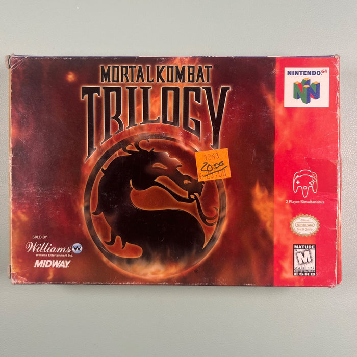 Mortal Kombat Trilogy N64 Nintendo 64 Original Box Only - No Game