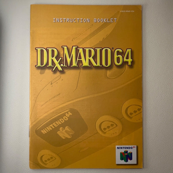 Dr. Mario 64 manual photo 1