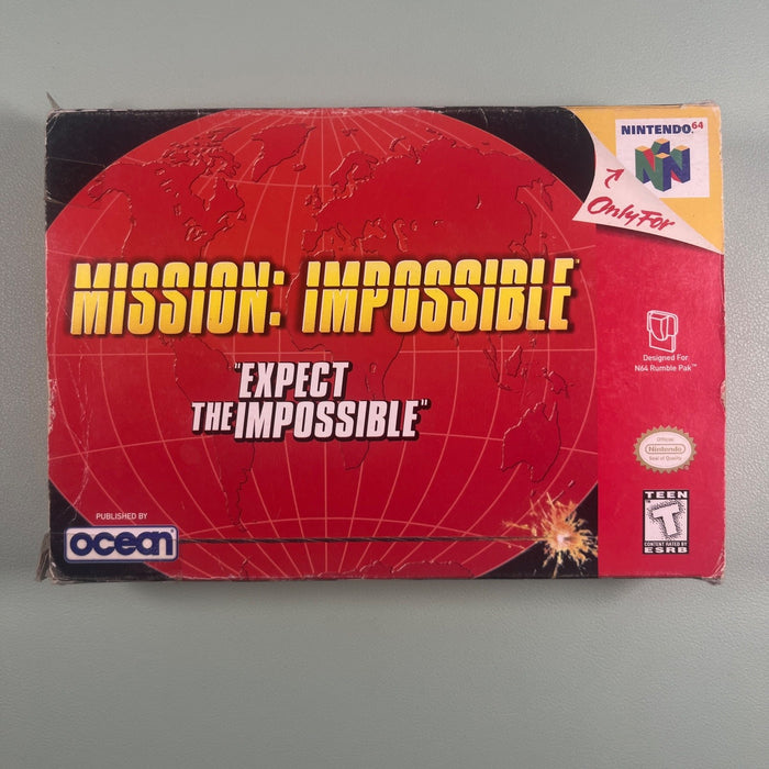 Mission Impossible N64 Nintendo 64 Original Box and Manual - No Game