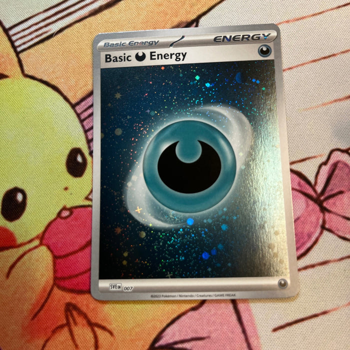 Basic Darkness Energy - Cosmos Holo - Scarlet & Violet Energy 007