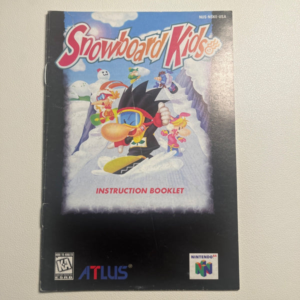 Snowboard Kids manual photo 1