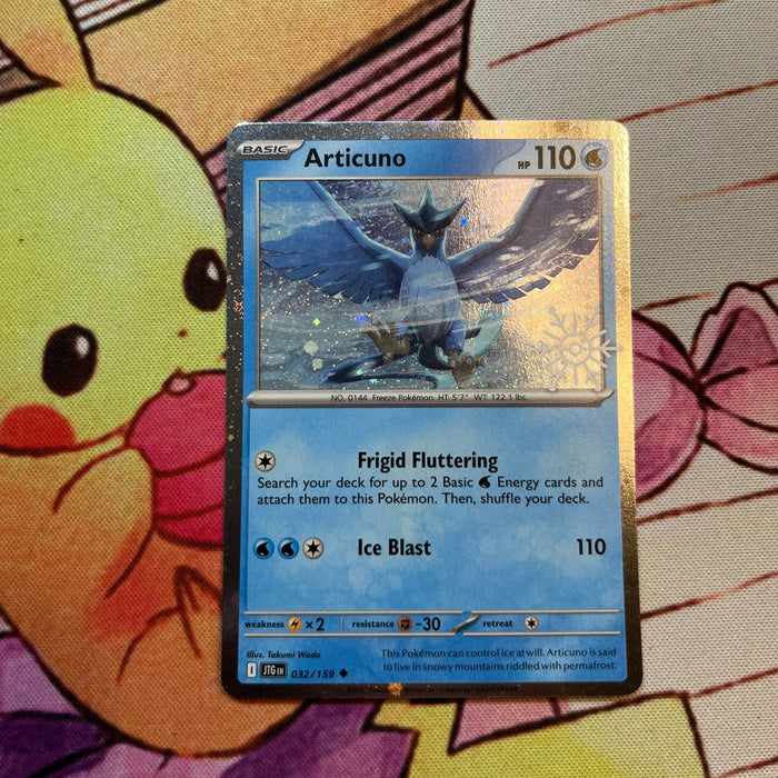 Articuno - Holo - Holiday Calendar Stamp - Journey Together 032/159