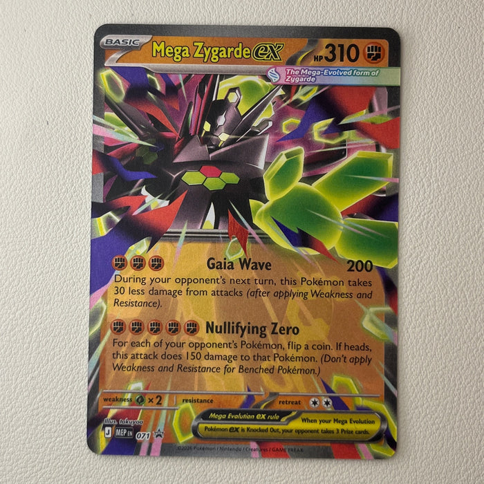 Mega Zygarde ex - Holo - MEP Black Star Promos 071