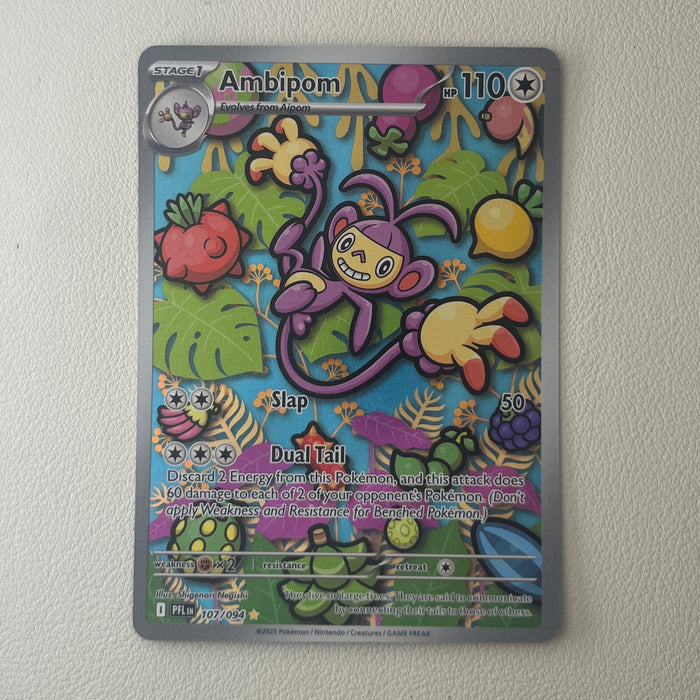 Ambipom - Holo - Phantasmal Flames 107/094