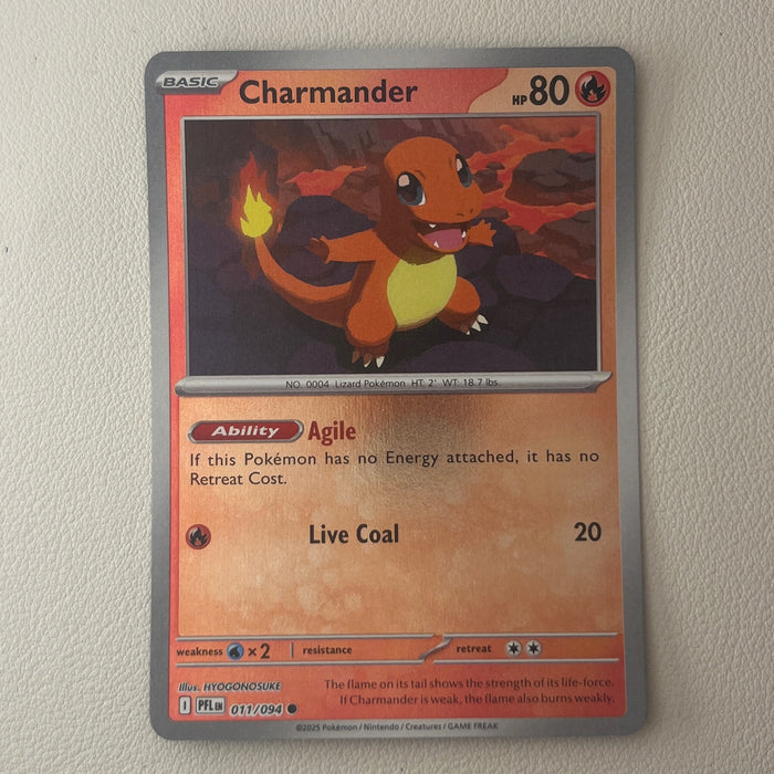 Charmander - Reverse Holo - Phantasmal Flames 011/094