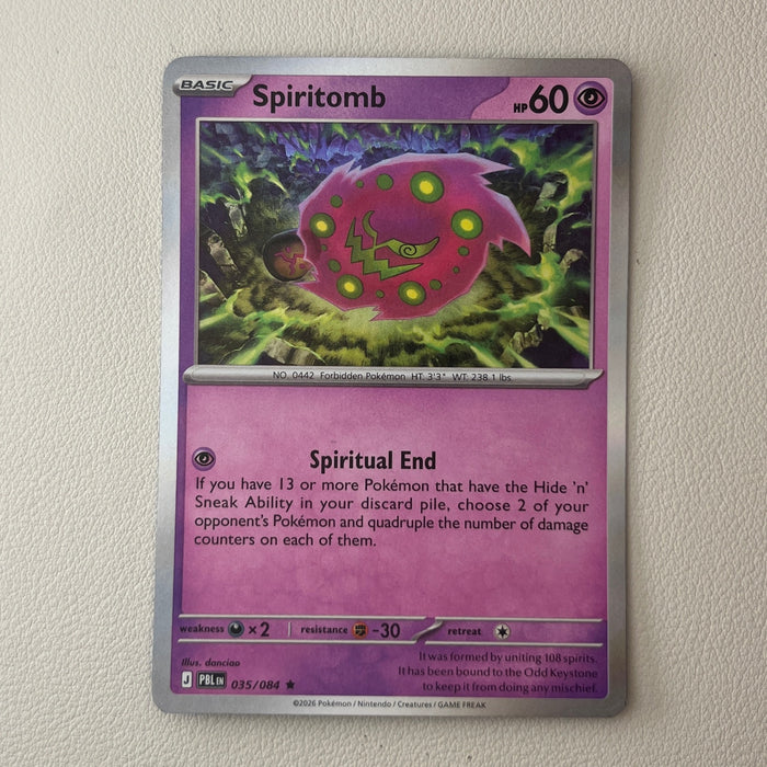 Spiritomb - Holo - Pitch Black 035/084