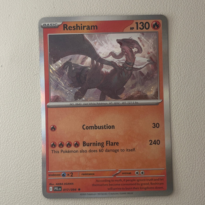 Reshiram - Holo - Phantasmal Flames 017/094