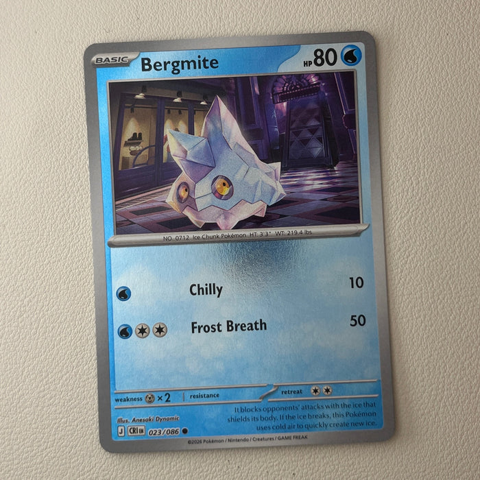 Bergmite - Reverse Holo - Chaos Rising 023/086