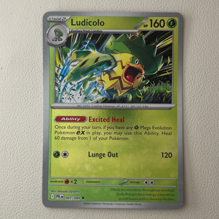 Ludicolo - Reverse Holo - Phantasmal Flames 007/094