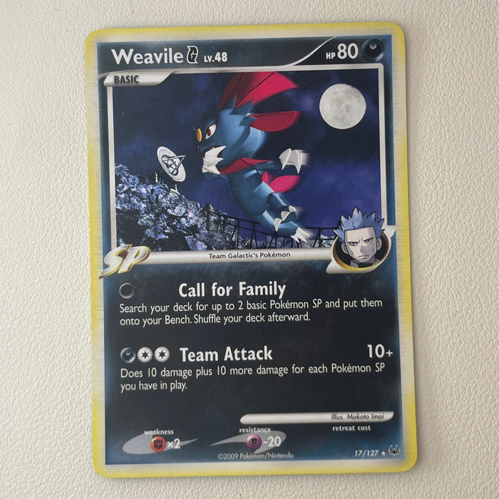 Weavile G - Cosmos Holo - Platinum 17/127