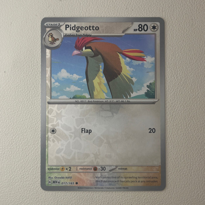 Pidgeotto - Reverse Holo - 151 017/165