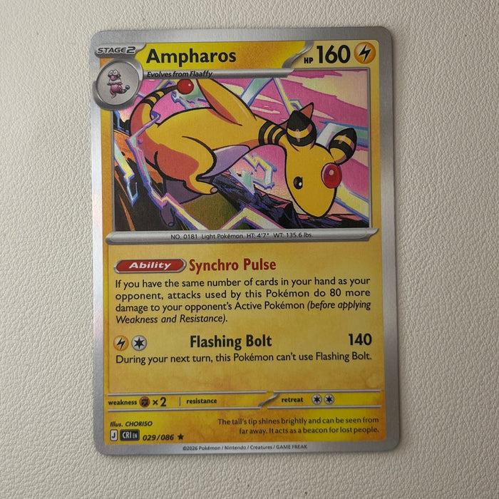 Ampharos - Holo - Chaos Rising 029/086