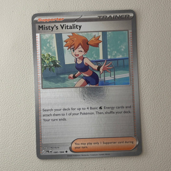 Misty's Vitality - Reverse Holo - Pitch Black 080/084