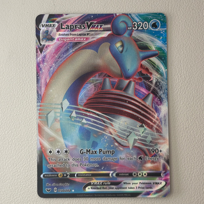 Lapras VMAX - Holo - Sword & Shield 050/202